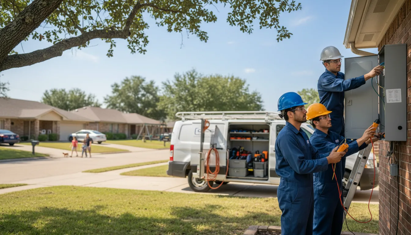 Certified electrician providing emergency electrical services in Villas, NJ